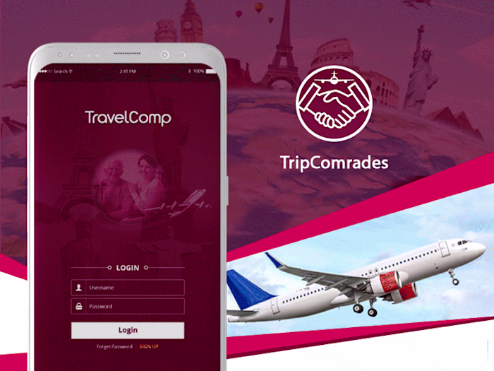 TripComrades – Travel Help & Companion Matching App