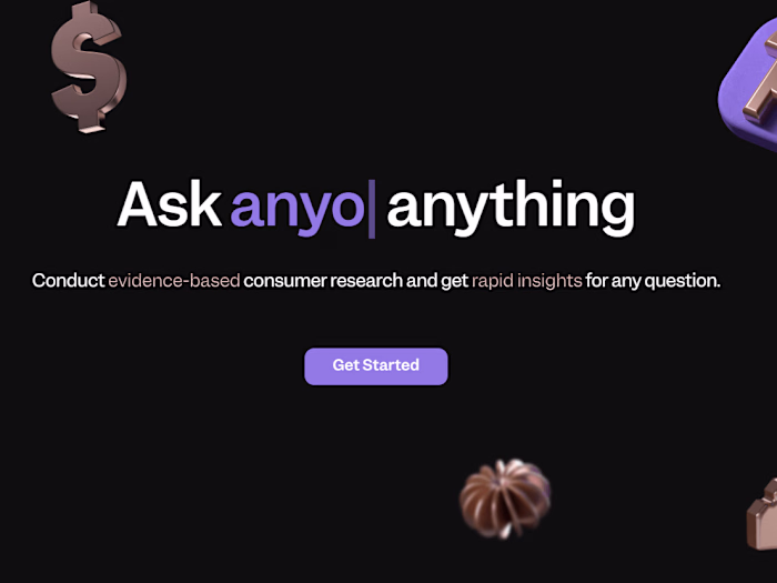 Build a landing page for a leading fintech company