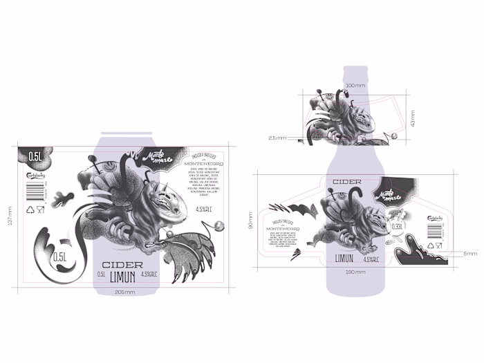Let me know what you think of the Monte Mare Cider labels! �...