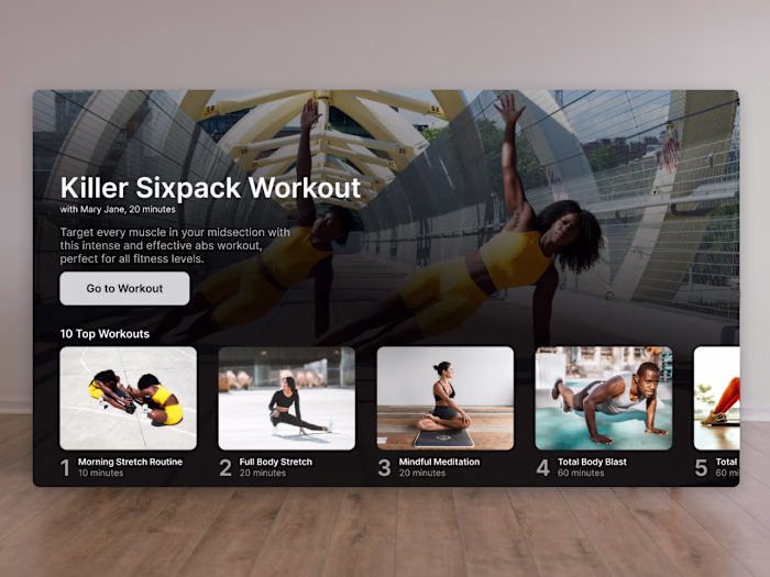 Daily UI 25 - TV App