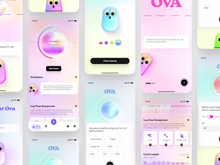 Ova is a period tracking app for women with encrypted and se...