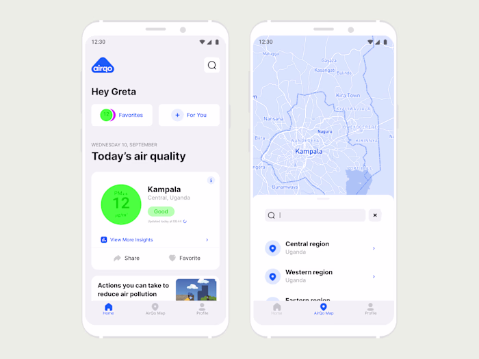 Air Pollution Tracking App