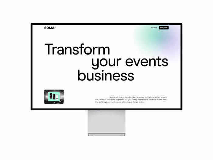 SOMA - A Digital Marketing Agency | Webflow Development