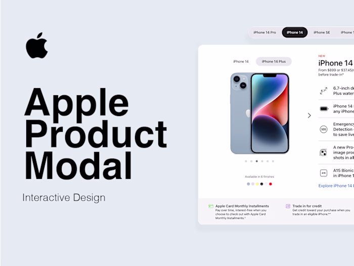 Interaction Design for Apple
