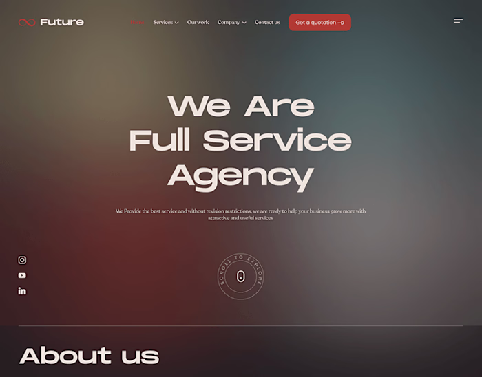 Digital Agency Landing Page