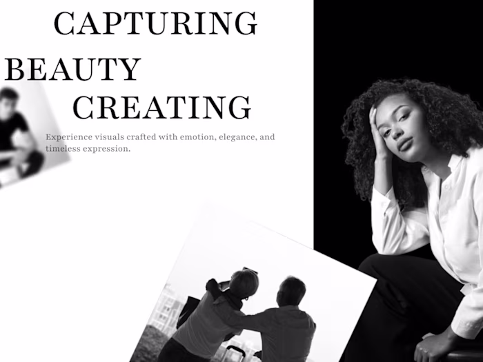 Monochrome Creative Studio Landing Page Design