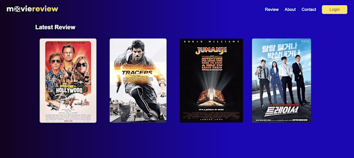 Simple Movie Review Web Apps
