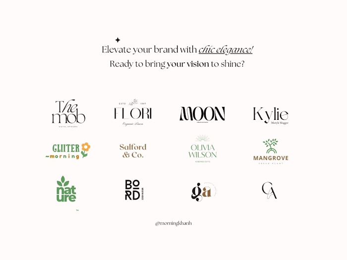 Logo Designs by @morningkhanh