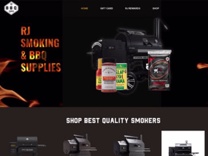 BBQ Grills Ecommerce Website