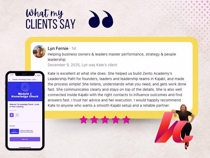 Building a B2B Leadership Academy with Modules & Community