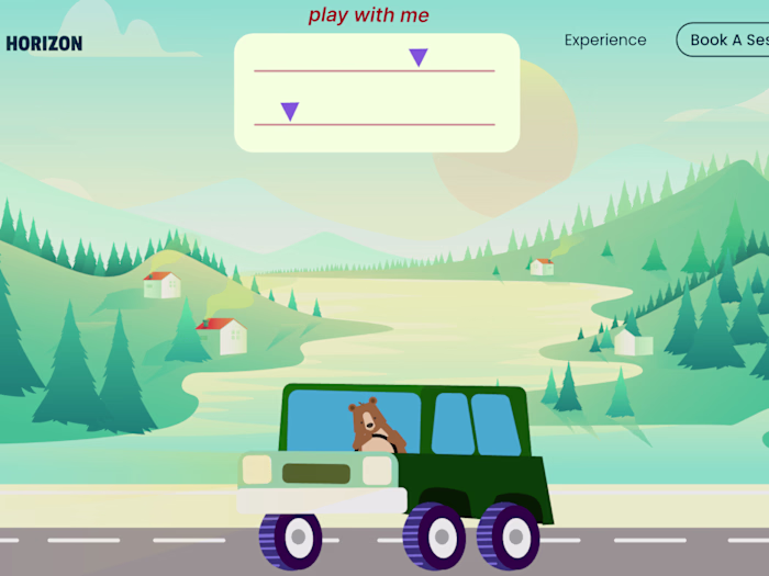 Rive Landing Page using JS