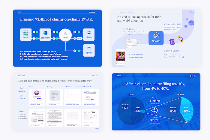 Pitch Deck Design for Pre-Seed Startup