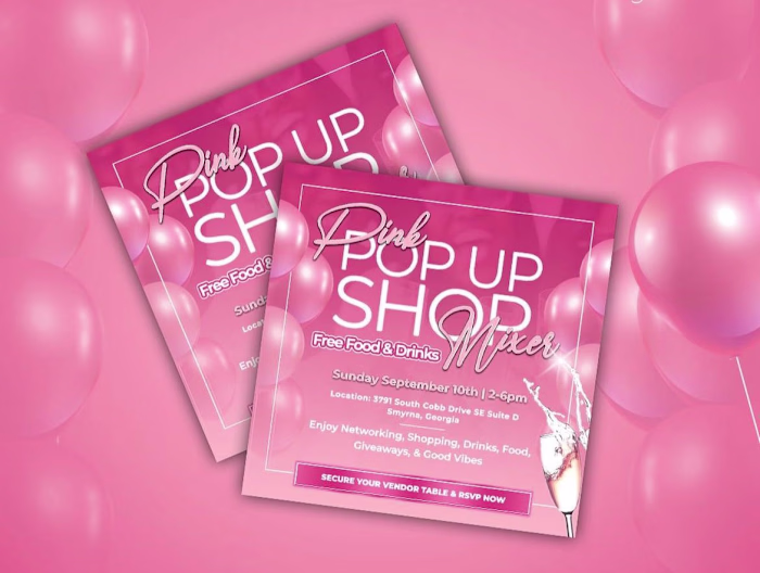 Pop Up Shop Flyer | Content Creation