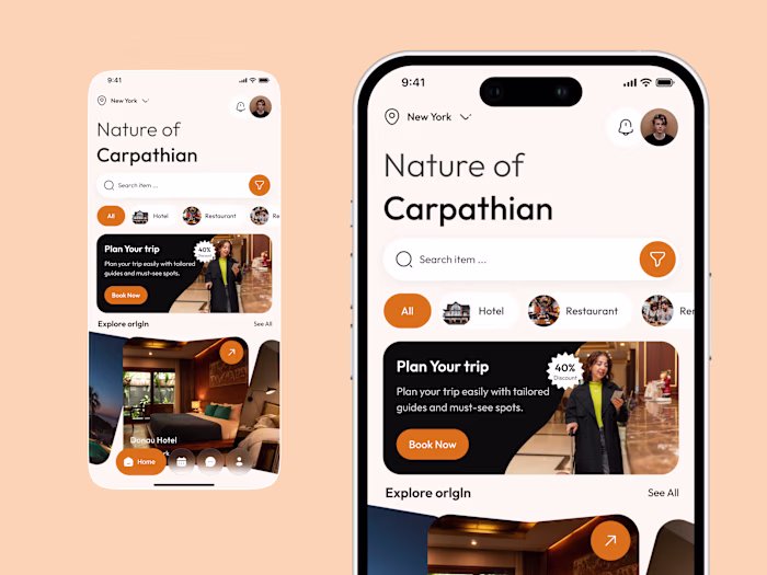 Travel App Design
