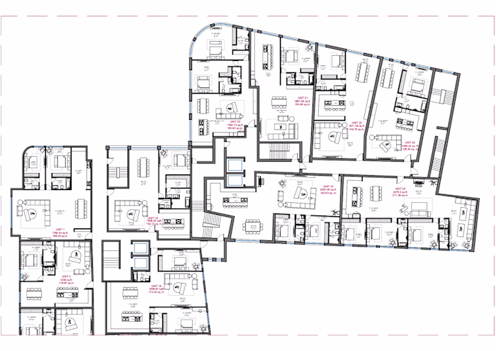 CREATED A UNIT BUILDING FLOOR PLAN