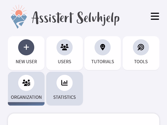 Logg inn for helsepersonell | Assistert Selvhjelp