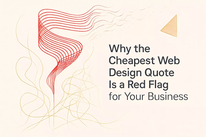 Why the Cheapest Web Design Quote Is a Red Flag for Your Business