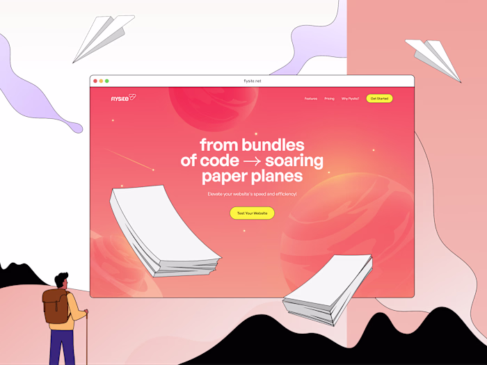 Flysite – Immersive Website Design