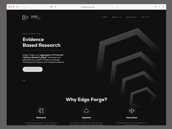 EdgeForge - Financial Research Aggregator Design & Development