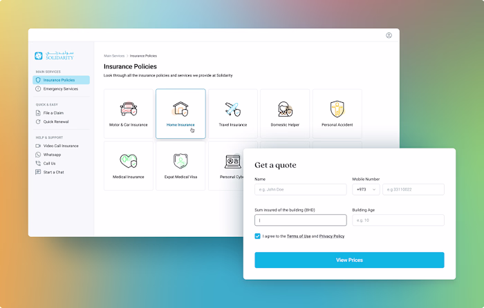 Insurance Portal Redesign 
