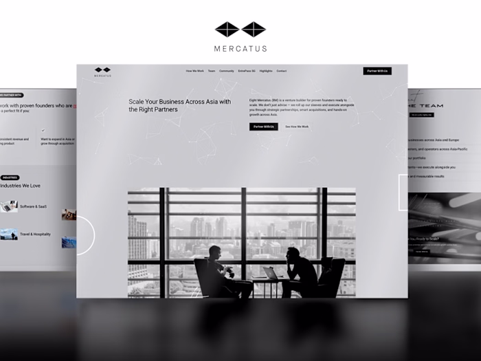Singapore Venture Builder Website |