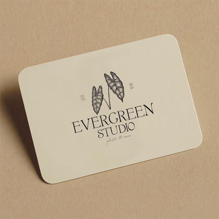 EVERGREEN STUDIO | VINTAGE LOGO DESIGN