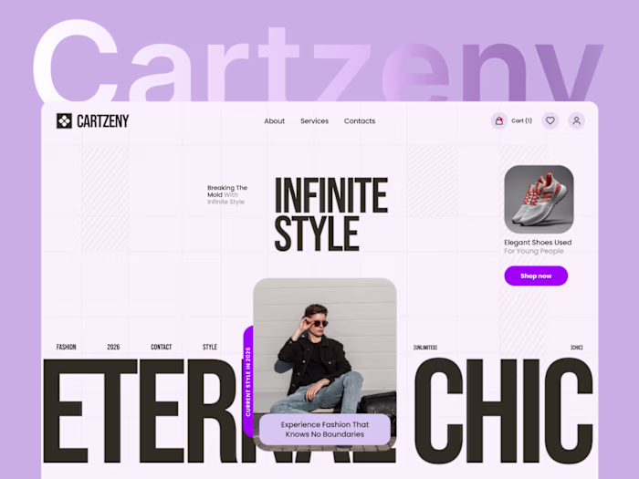 Recently designed an E-commerce Fashion