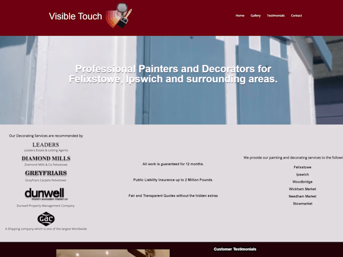 Visble Touch Decorators