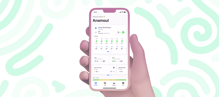 A Real-time AQI App (Air Quality Index) with Weather Forecast