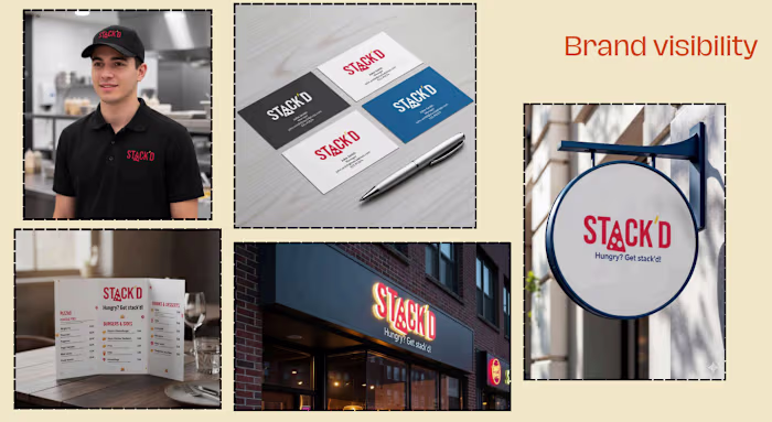 Stack’d Pizza Brand Identity Design