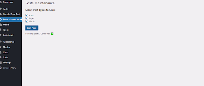 Posts Maintenance implementation with background processing,...