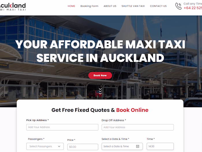Landing Page with Lead Form & Google Maps API