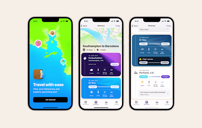 (Personal) Cruise travel iOS app