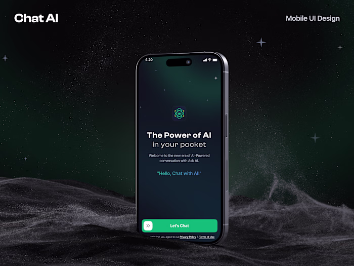 ChatAI Mobile App UI Design