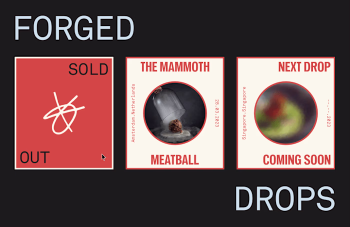 forged by vow layout design