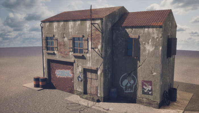Environment Art: Abandoned Garage