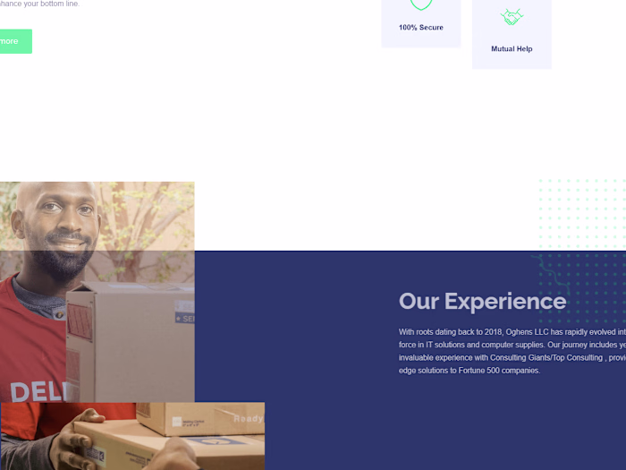 Oghens LLC Website Design