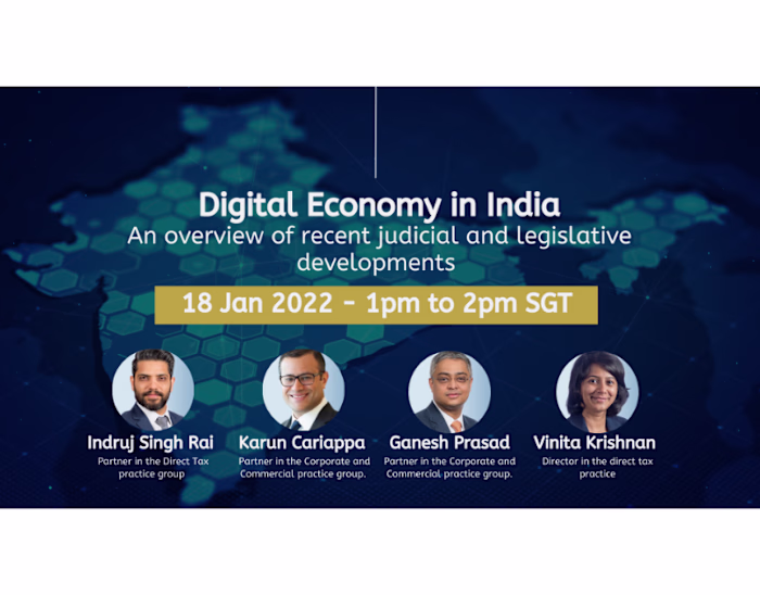 Banner designed for conference on digital economy