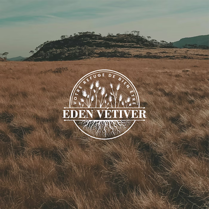 Branding Design for Eden Vetiver: Wellness & Zenitude 