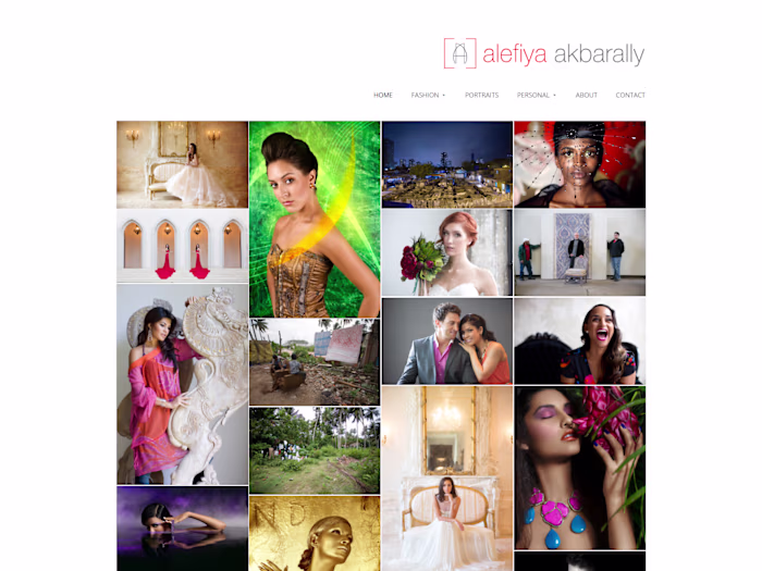 Website for a Photographer in USA