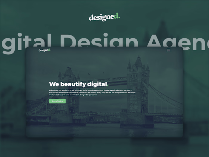 Designed Agency Website