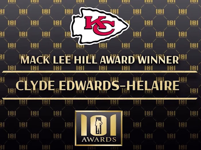 Mack Lee Hill Award Winner, Clyde Edwards-Helaire