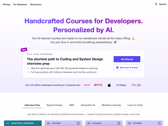EdTech Platform for Developers