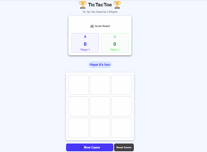 Interactive Tic Tac Toe Game Development