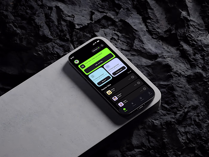 Smart Chatbot Mobile App UI