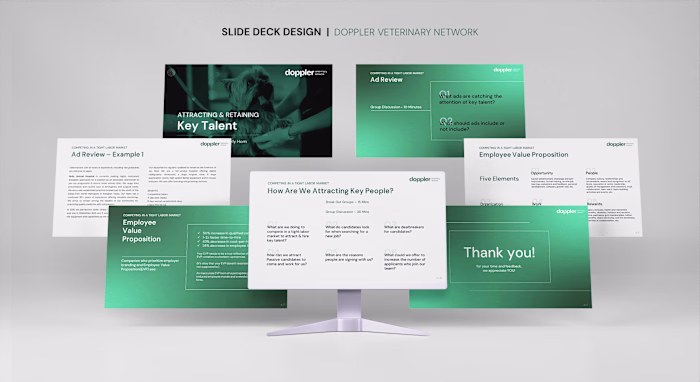 Slide Deck Design - Doppler Veterinary Network