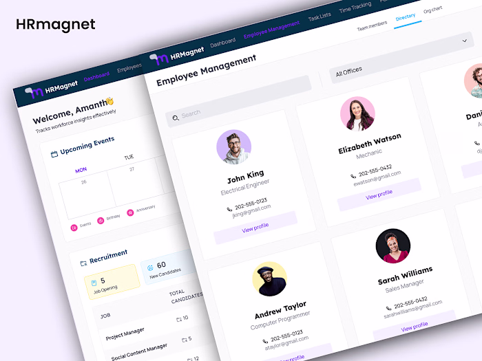 HR magnet - Project Management :: Behance