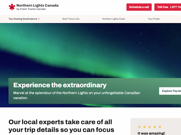 Fresh Tracks Canada Websites