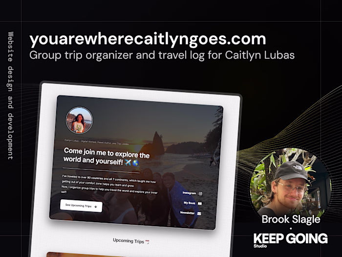 Travel Curator and Group Trip Log Website (Caitlyn Lubas)