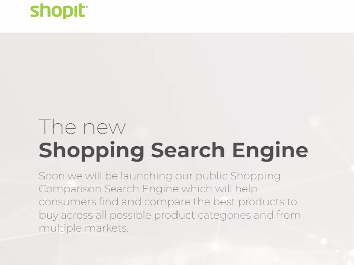 Shopit – Shopping Search Engine & Product Data